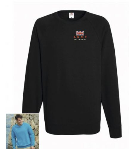 Army Be The Best Embroidered Sweatshirt